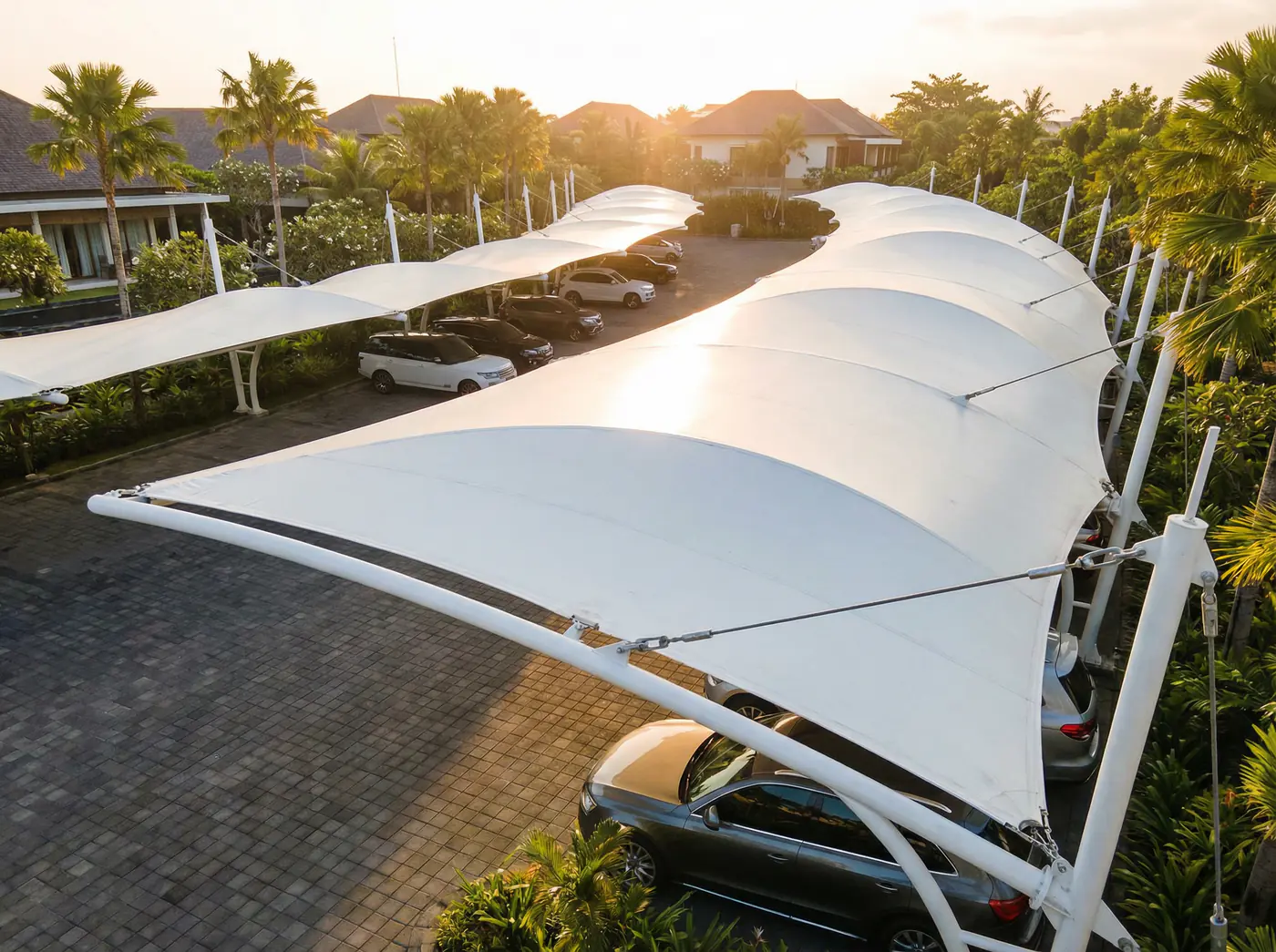 Model dan Desain Populer di Bali - Canopy Membrane BALI | PT INDO Membrane Konstruksi