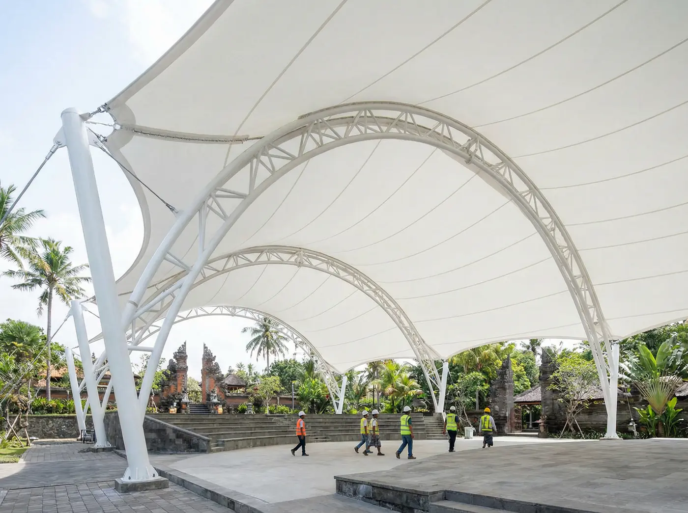 Aplikasi Tenda Membrane untuk Berbagai Jenis Bangunan - Tenda Membrane Bali | PT INDO Membrane Konstruksi