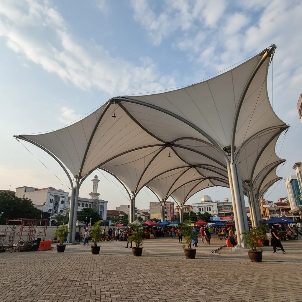 Faktor Penting Pemilihan Tenda Membrane di Serang - Tenda Membrane Serang | PT INDO Membrane Konstruksi