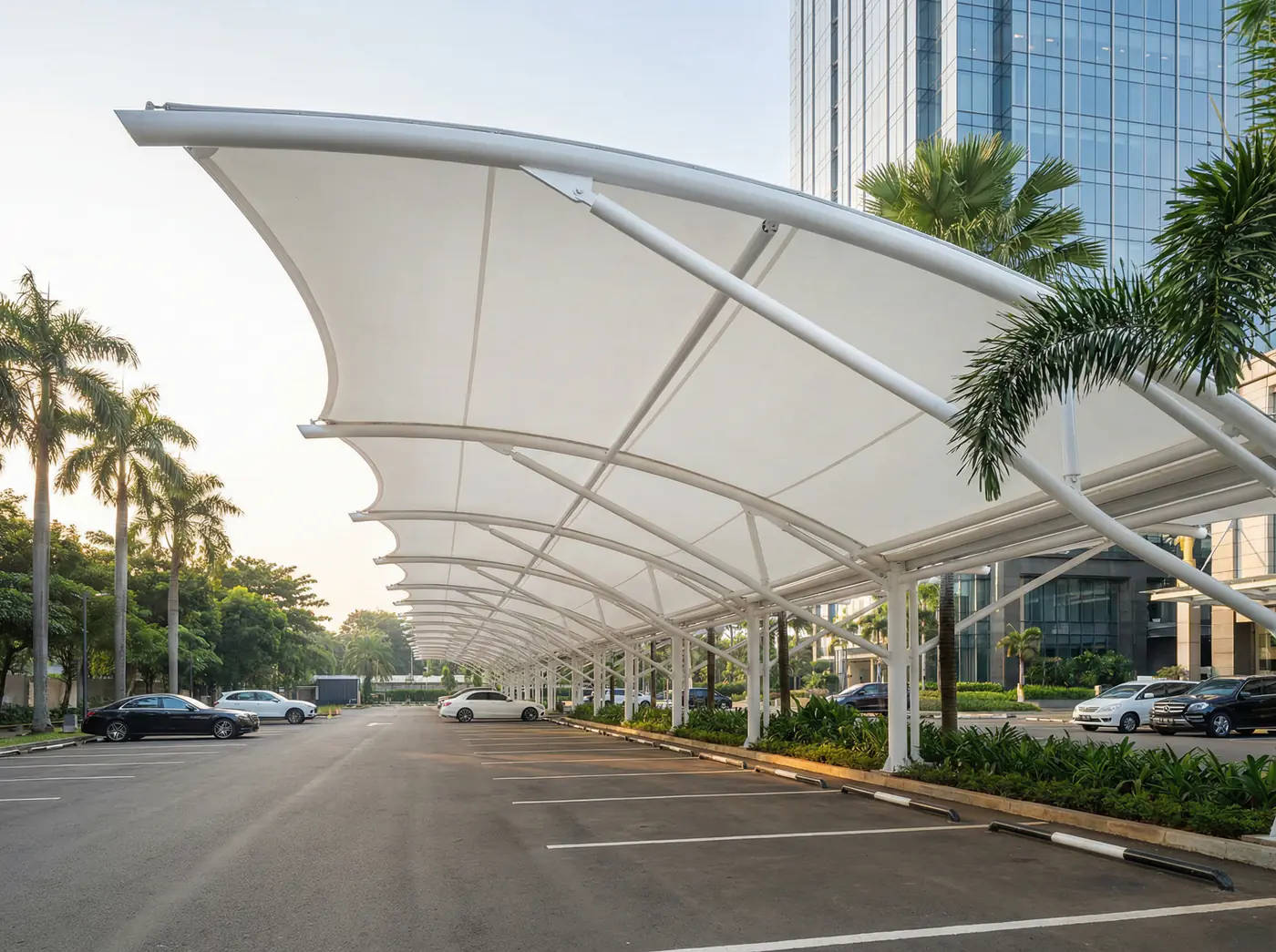 Tenda Membrane Jakarta selatan untuk Hunian Modern dan Bisnis - Tenda Membrane Jakarta selatan | PT INDO Membrane Konstruksi