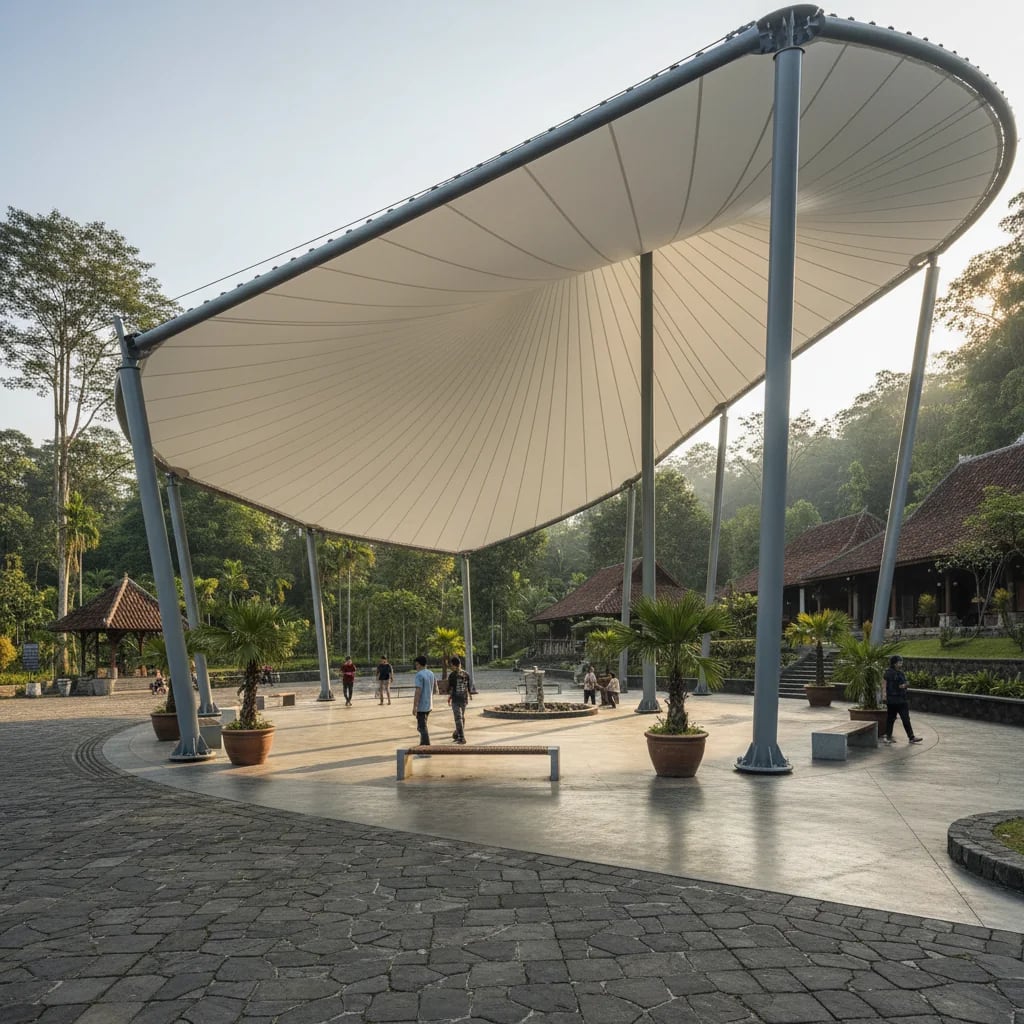 Tenda Membrane Bogor: Solusi Modern untuk Iklim Tropis - Tenda Membrane Bogor | PT INDO Membrane Konstruksi