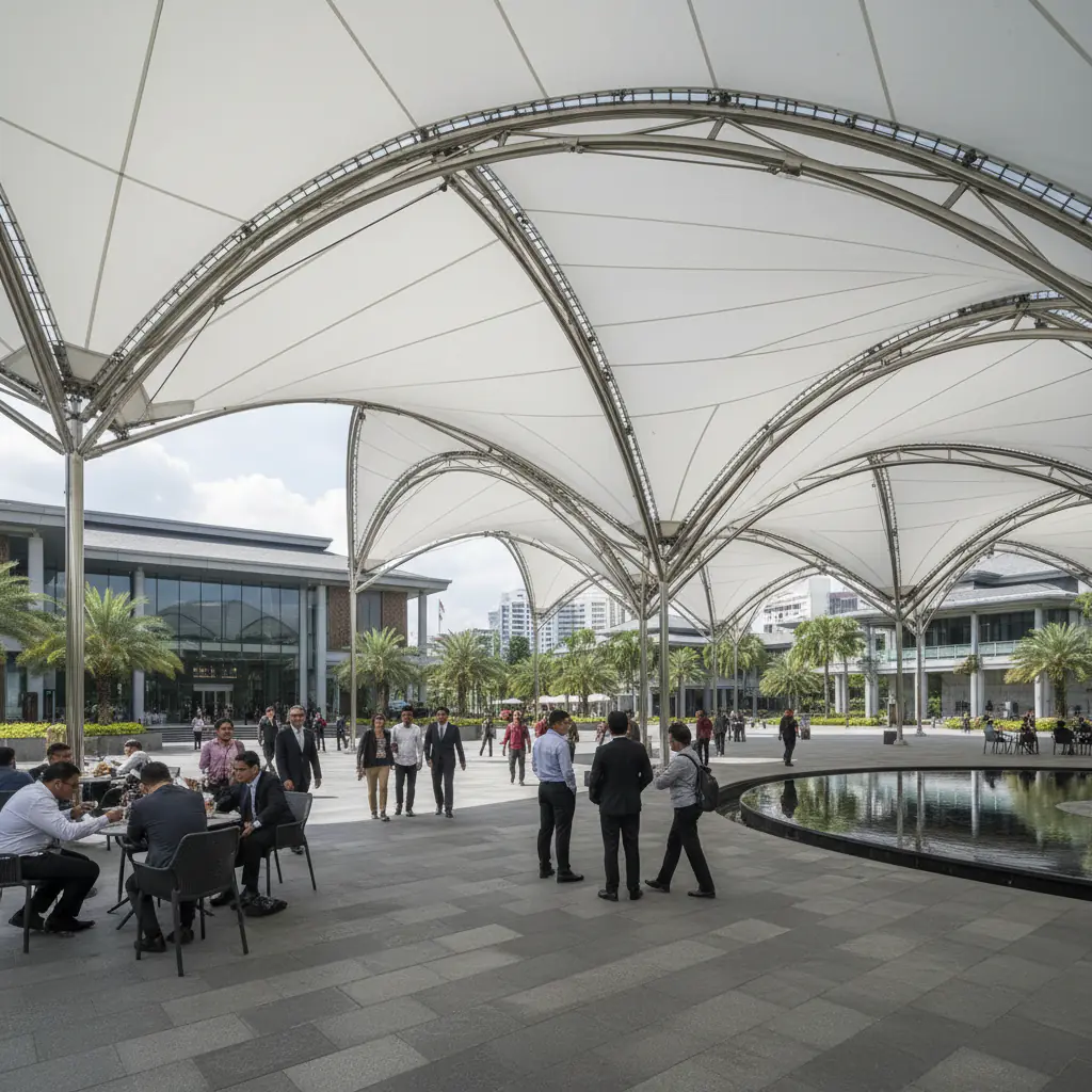 Canopy Membrane Aceh: Garansi Struktur & Survei Gratis