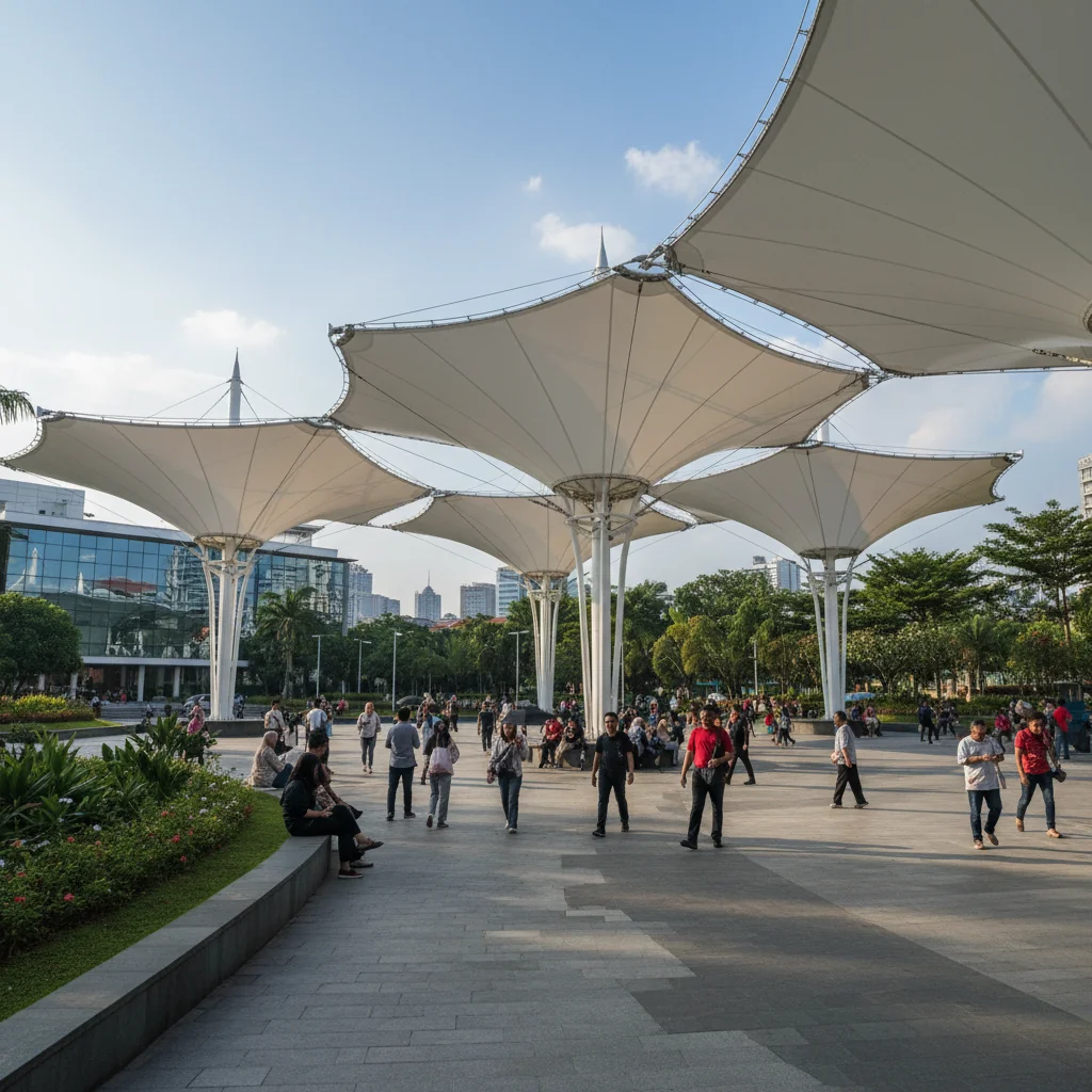 Tenda Membrane Bogor: Solusi Atap Modern & Estetik Terbaik